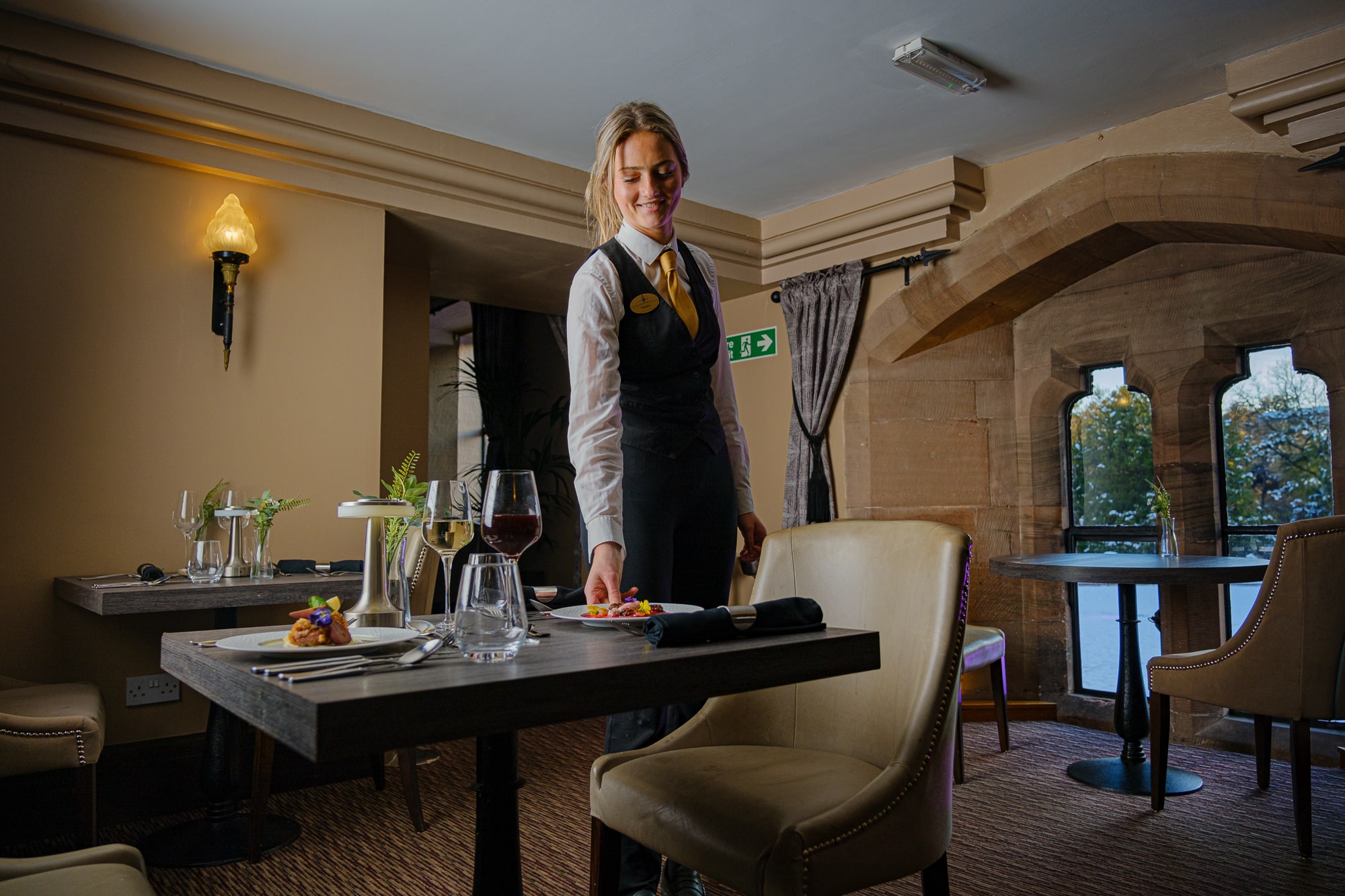 Peckforton Castle Waiter