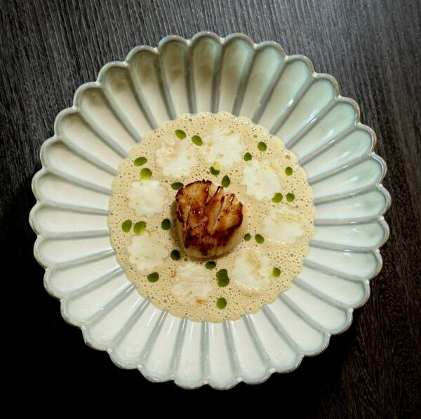 Dish from 1851 Peckforton Castle Restaurant