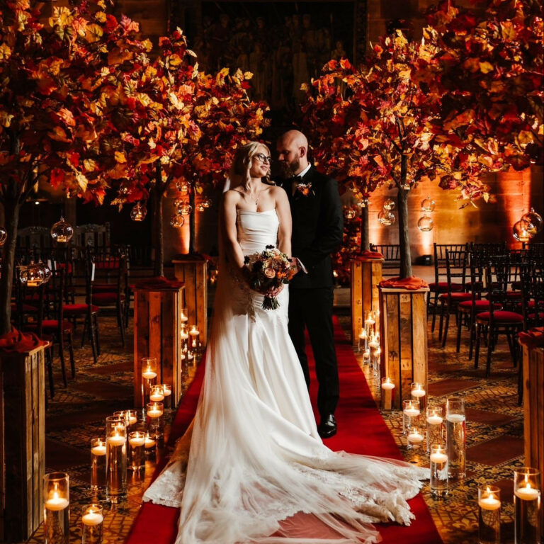 Autumn Wedding at Peckforton Castle