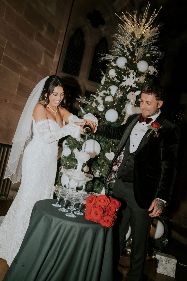 Christmas Wedding at Peckforton Castle