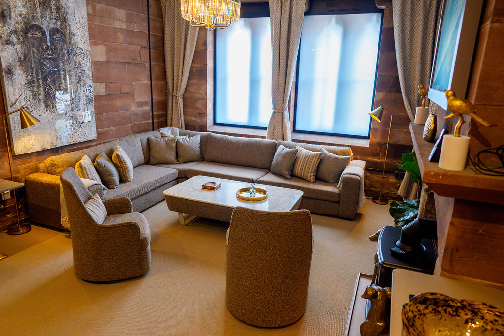 Lounge area in the Retreat